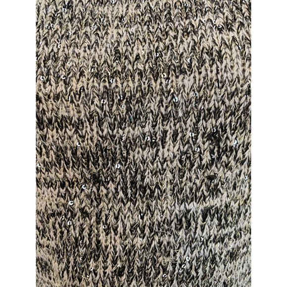 Studio F. Women Sparkle Sequined Off Shoulder Knit Top Pullover Short Sleeve XS - Picture 2 of 7